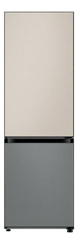 Heladera inverter no frost Samsung Bespoke RB33A3070 beige satinado y gris con freezer 328L 220V