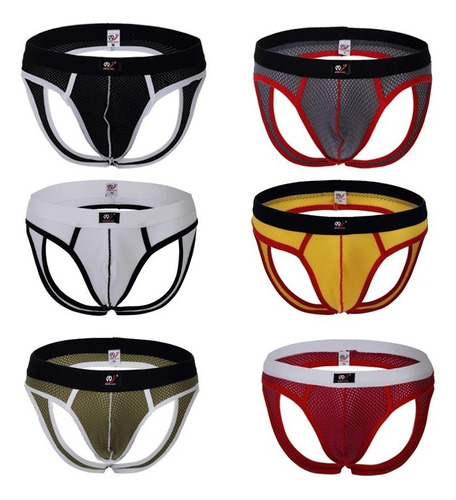 Bragas De 6 Piezas Con Suspensorio Para Hombre [u]