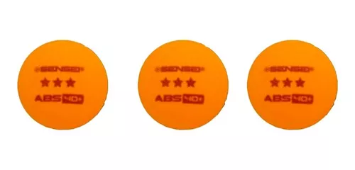 Bolas de Entrenamiento avanzado de Ping-Pong Bolas Amarillas Isuper Deporte 6pcs 3-Star Plus 40mm Naranja Mesa de Ping Pong 