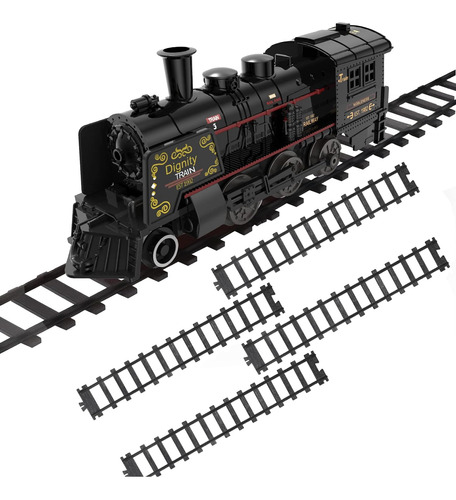 Hot Bee 4 Pcs Train Tracks Accesorios De Tren Recto Railroad