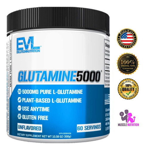 Glutamine 5000 Evl 60 Serv Registro Sanitario