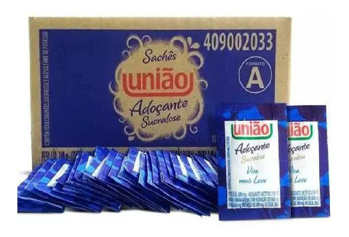 Sachê Açucar Adoçante União Sucralose - 600mg. C/400