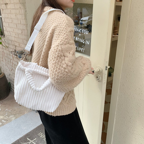 Bolso De Mano Dheld Diagonal Pequeño De Pana, Bonito Bolso D