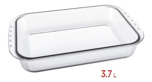 Bandeja rectangular de vidrio para lasaña 3,7 l - Marinex