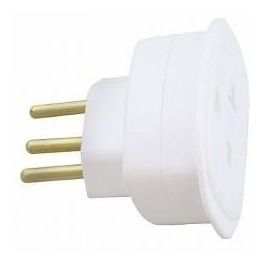 Adaptador P/tomada Nova Macho M/f Femea Velha 12und (10345)