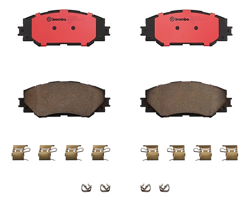 Juego Balatas Ceramicas (d) Brembo Toyota Rav4 06-14