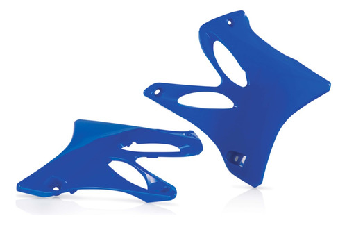 Set De Aletas Radiador Azul Yamaha Wr 125 2t 2011 Cafe Race