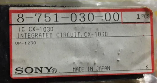 Sony 103d Circuito Integrado 18 Pin Cx103d