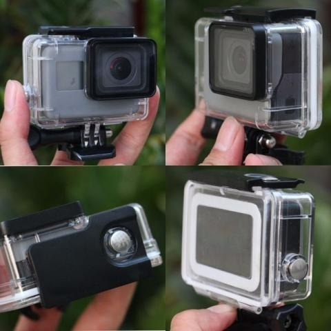 Capa Pulseira 360 Caixa Estanque Gopro 5 6 7 Black Películas