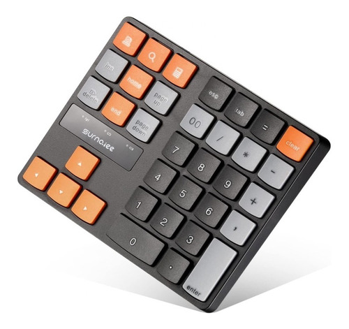 Teclado Numérico Bluetooth Inalámbrico Recargable 35 Teclas