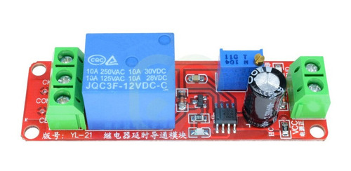 Imagen 1 de 1 de Timer Temporalizador 12v Reloj Relay