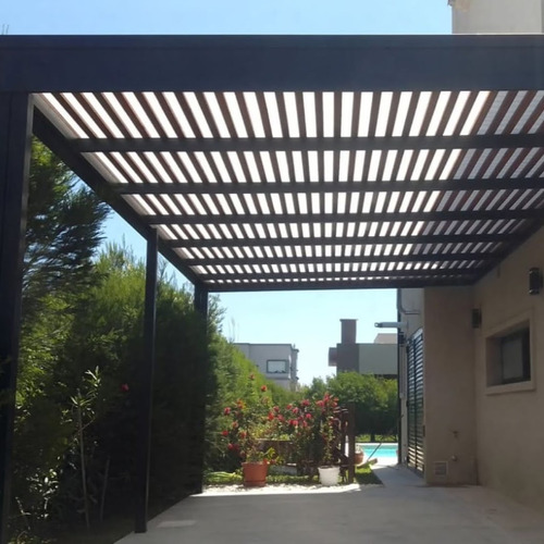 Pergolas Con Madera Y Chapa Antigranizo X M2