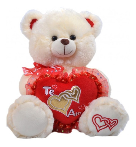 Peluche Oso Te Amo Rojo 40cm San Valentin Enamorados Amor