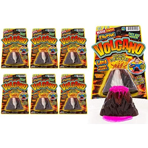 Kit De Ciencia De Volcanes Erupción Kidz (paquete De 6...