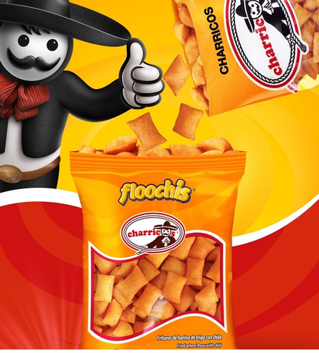 Floochis Con Chile Charricos Fritura Botana Snack 5 Piezas