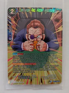 ghost rare foil Dragon Ball Super Commander Red, Hidden Am Bt17-036 Sr Foil