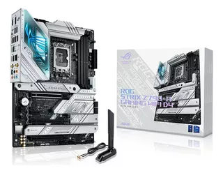 Placa Mãe Rog Strix Z790-a Gaming Wifi D4 Lga 1700 Ddr4 Cor Prateado