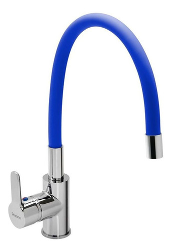 Griferia Cocina Peirano Colors Azul Monocomando Mesada P