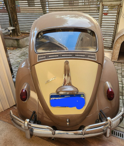 Lindo E Único Fusca 1300 Ano 1968 Bicolor Bege Trigo/nilo