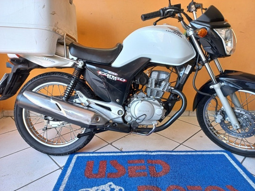Imagem 4 de 10 de Honda Cg Cargo 150 Esd 2015 Branca