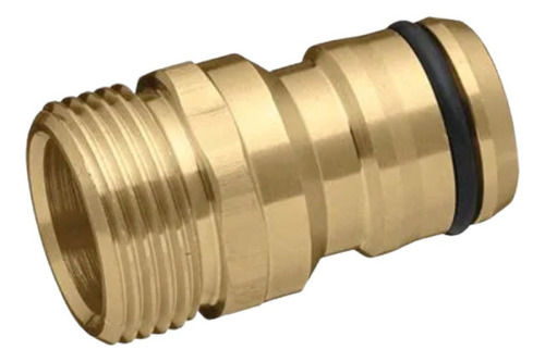 Conector Rapido 3/4 Macho Bronce Color Dorado