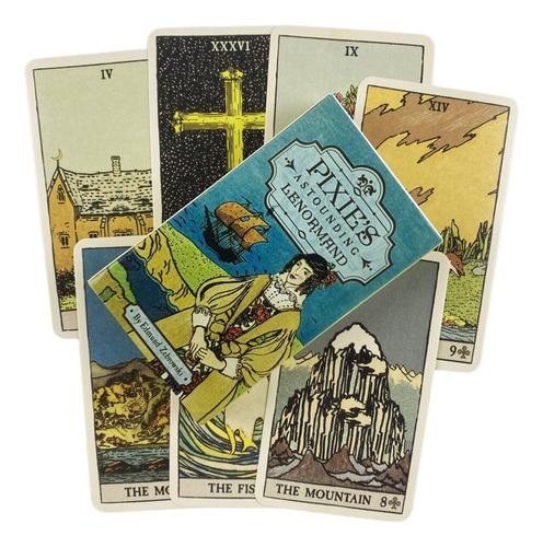 Pixie's Astounding Cartas Oráculo Lenormand (alternativo)