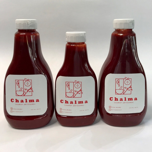 Chamoy Artesanal Chalma Familiar 600ml (2pck) Y 300ml (1pck)