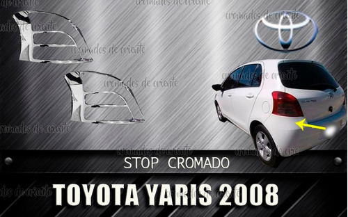 Cobertor Cromado De Stop Toyota Yaris Sport