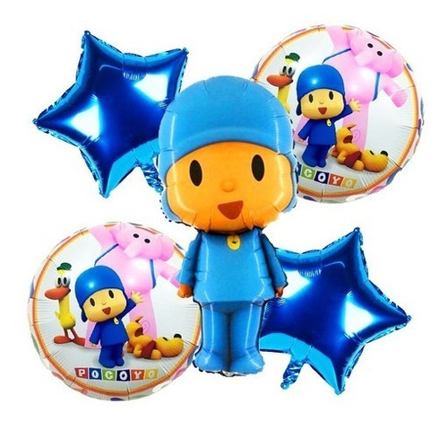 Set De Globos Metalizados De Pocoyo