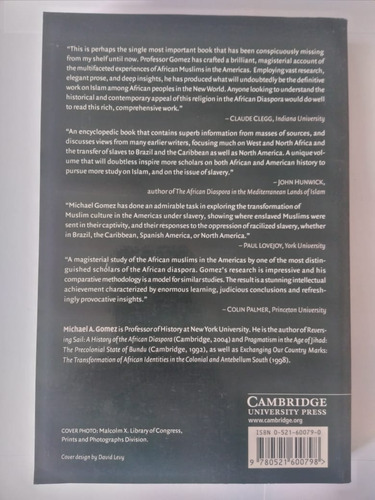 Livro Michael Gomez Black Crescent: The Experience And Legacy Of African Muslims In The Americas (Usado)
