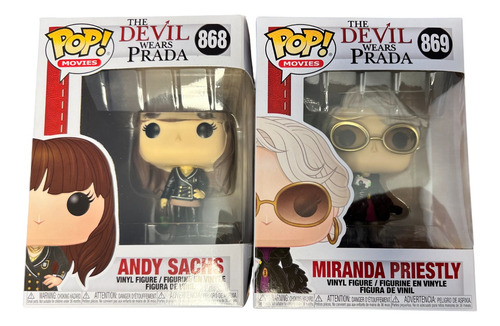 Funko-diabo Veste Prada-andy Sachs#868 Miranda Priestly#869