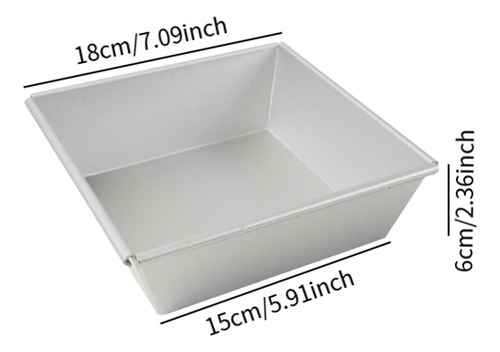 Molde Para Pizza Estilo, Molde Para Hornear Pan, 6 Pulgadas