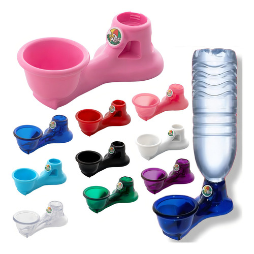 Bebedouro Vida Mansa Para Cães E Gatos Portátil Mini Passeio Cor Preto