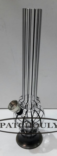 Imagen 7 de 8 de Bong Pipa Agua Water Pipe Color Line Acrilico 22 Cm.