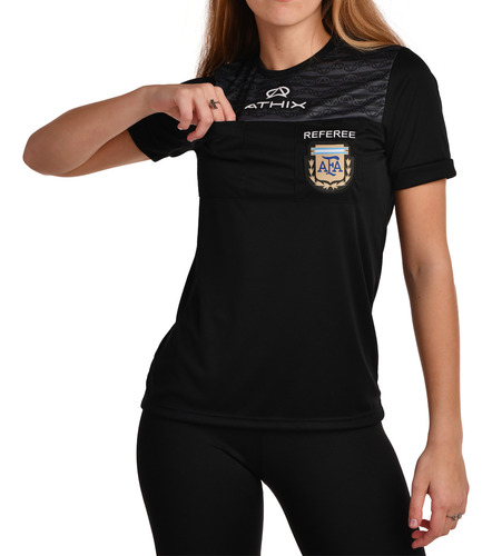 Camiseta Arbitro Athix Mujer 2022 Original (negro)