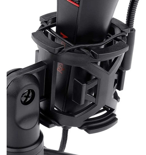 Micrófono Redragon Quasar GM200 condensador omnidireccional negro