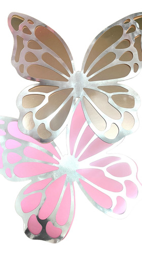 Mariposas Decorativas Super Gigantes Caladas Efecto 3d 38cm Varios Mariposa