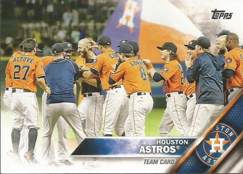 Barajita Houston Astros Topps 2016 #302 Team Card