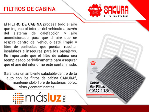 20 Filtros Aire Acondicionado Antivirus Gti 2.0l 4 Cil 13/20