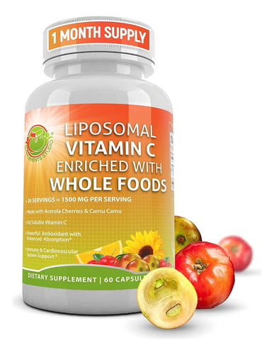 Vitamina C 60 Cap Supplements - Un - Unidad A $3554