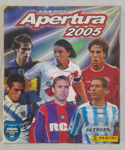 #q Album Futbol Apertura 2005 Panini Incompleto