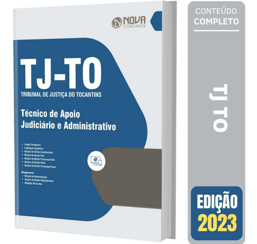 Apostila Tj To - Técnico Apoio Judiciário E Administrativo