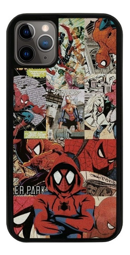 Funda Uso Rudo Tpu Para iPhone Spiderman Hombre Araña 29