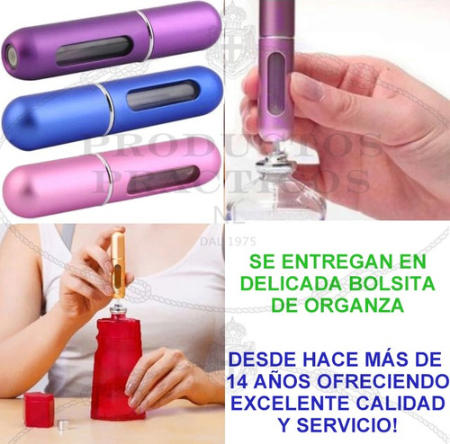 Mini Perfumero Recargable X 5ml Regalo Fin De Año