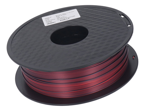 Consumível De Filamento Pla Para Impressão 3d 1,75 Mm, Preto