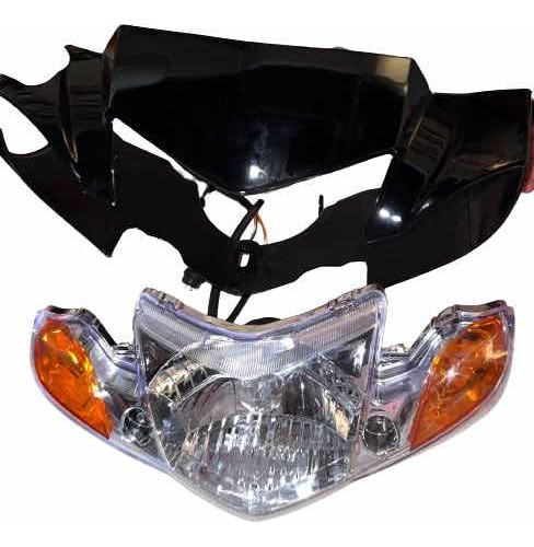 Plástico + Faro Frontal Moto Yamaha T110 Crypton 2012 Al2024