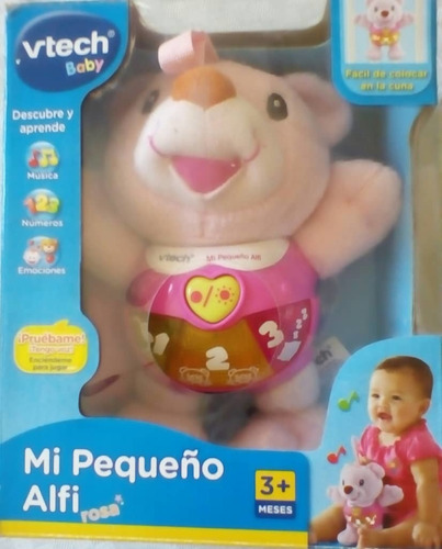 Juguete Peluche Mi Pequeño Alfi Rosa