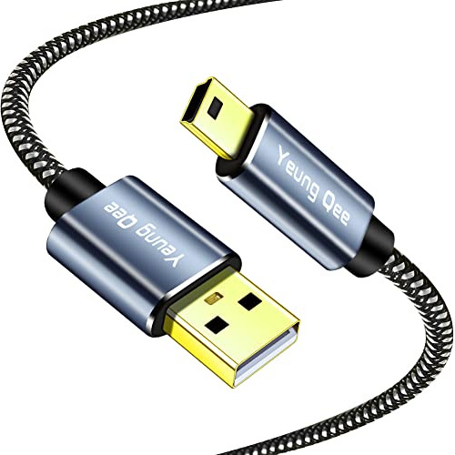 Cable Mini Usb Yeung Qee Trenzado De Usb 2.0 Tipo A A Mini B