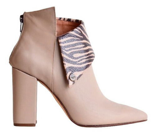 Imagen 1 de 7 de Botas Botinetas De Mujer De Cuero - Fold - Ferraro