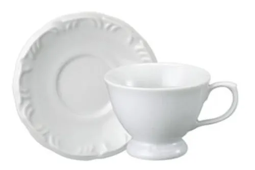 comprar Jogo De 6 Xícaras Cu002F 6 Pires Pu002F Chá Pomerode 200ml Schmidt